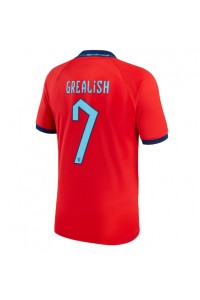Engeland Jack Grealish #7 Voetbaltruitje Uit tenue WK 2022 Korte Mouw